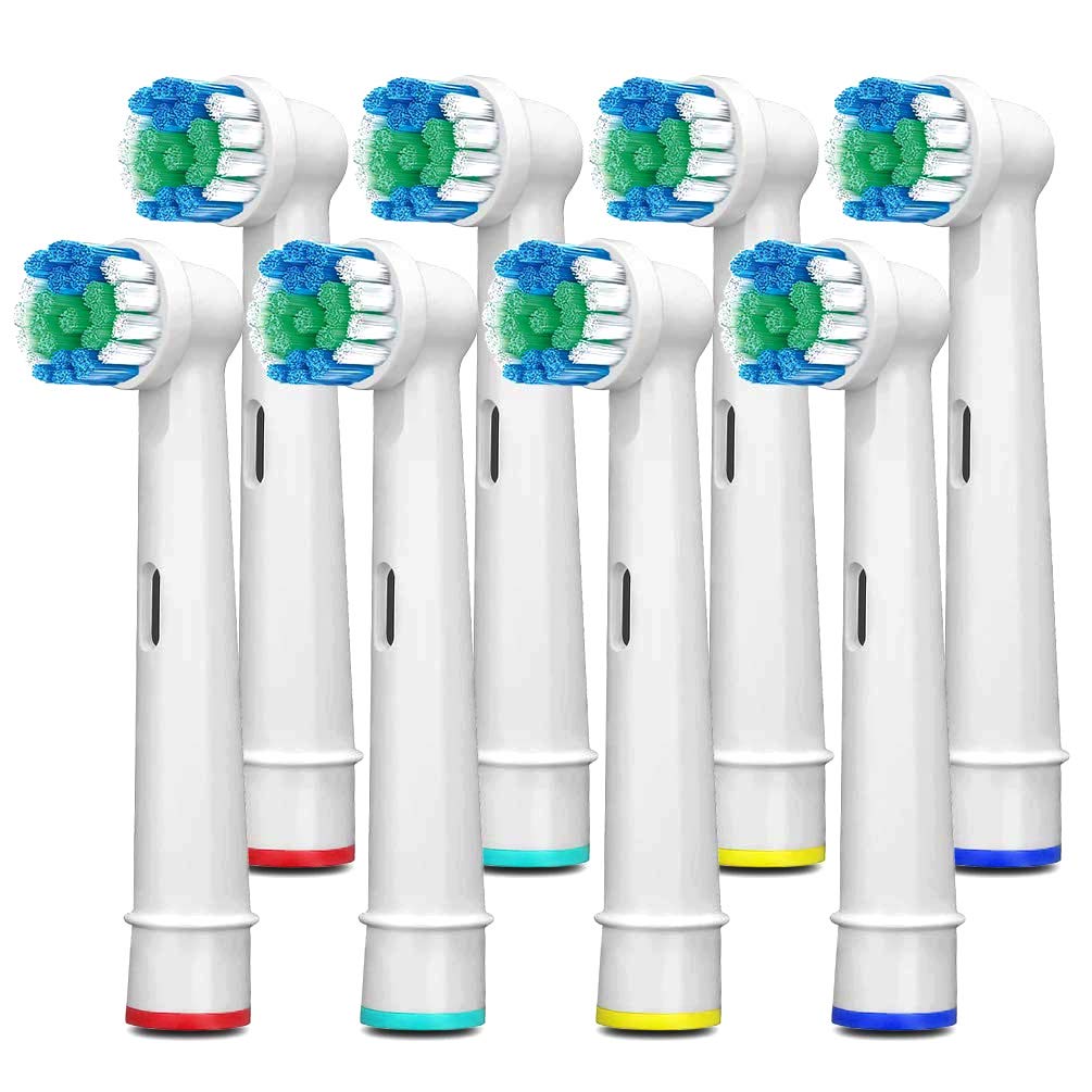 Lot de 8 Têtes Brossettes pour Brosse à Dents Électrique – Compatible Oral-B