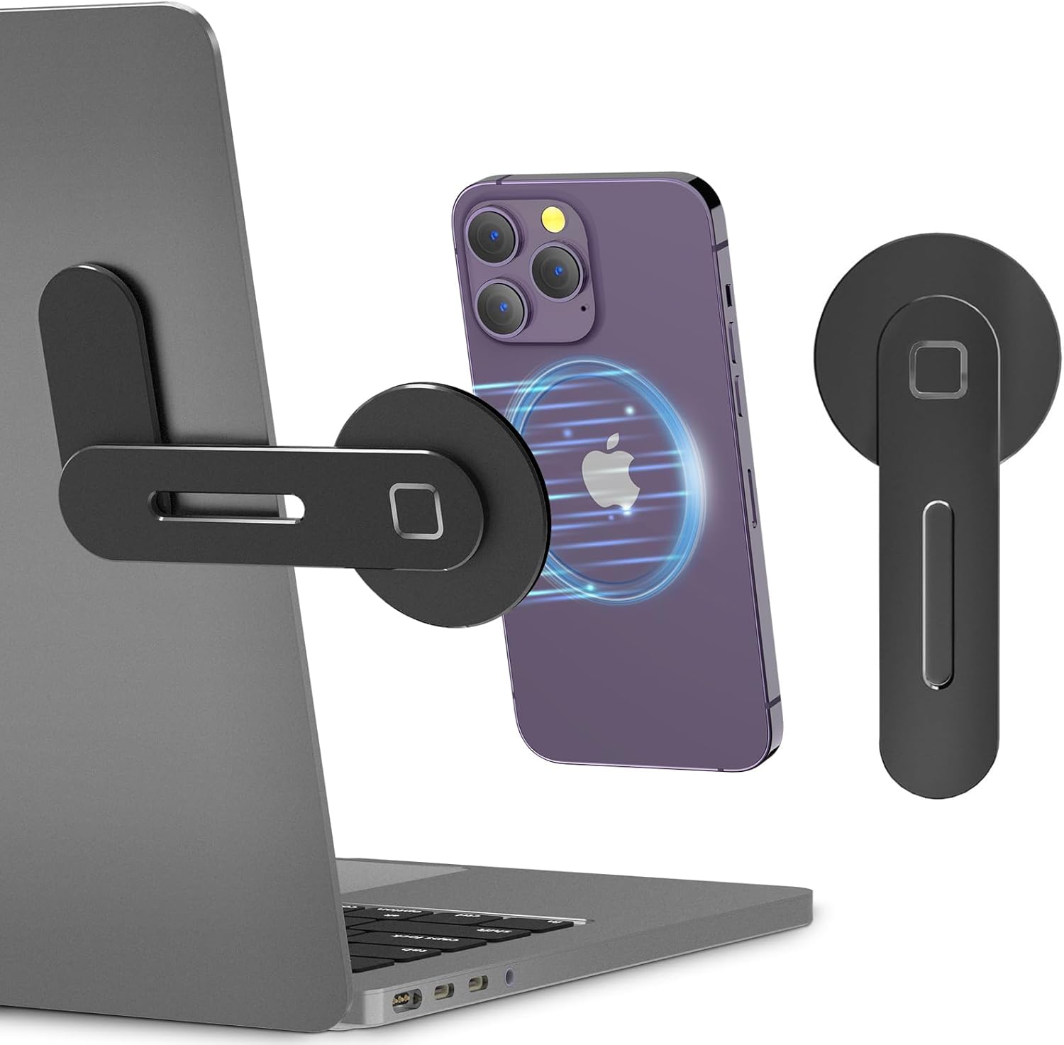 Support pour smartphone compatible bureau et moniteur