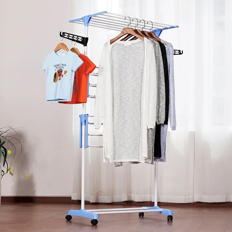 Étagère de séchage mobile multifonctionnelle