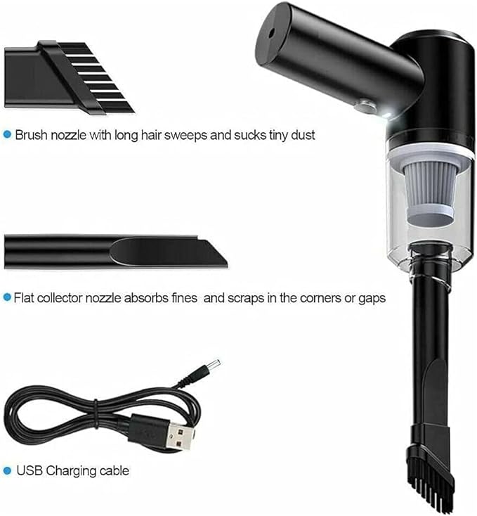 Mini Aspirateur Portable USB 3en 1 Vacuum Cleaner AS-228