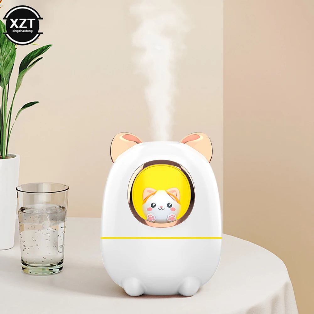Mini humidificateur d’air portable avec veilleuse intégrée