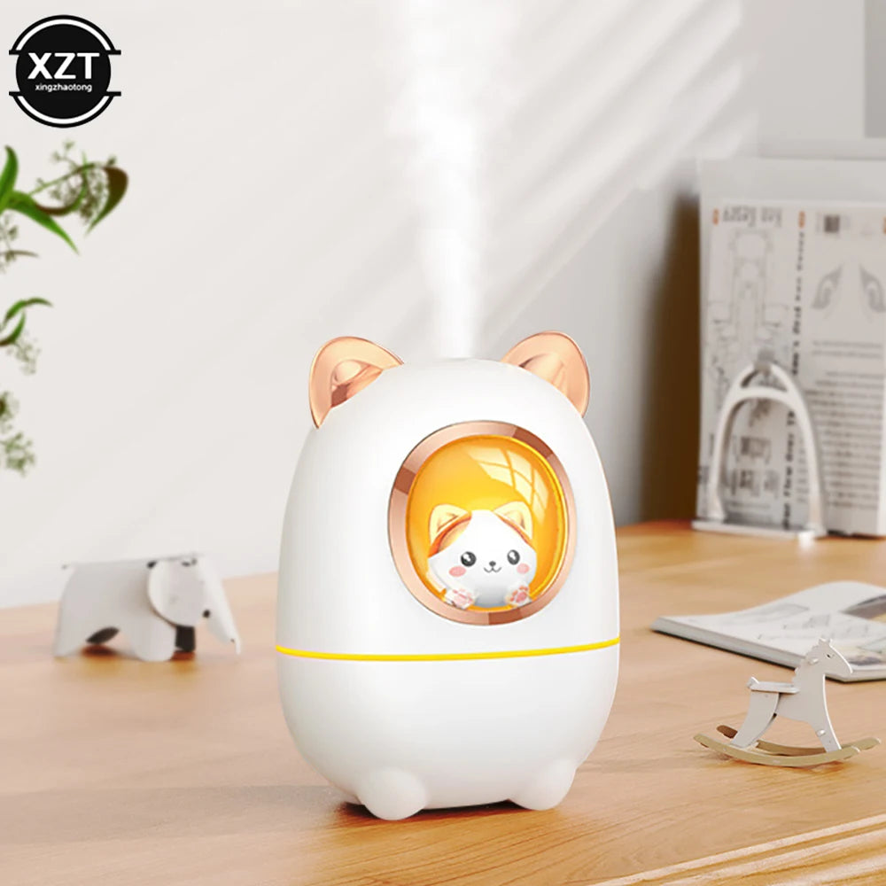 Mini humidificateur d’air portable avec veilleuse intégrée