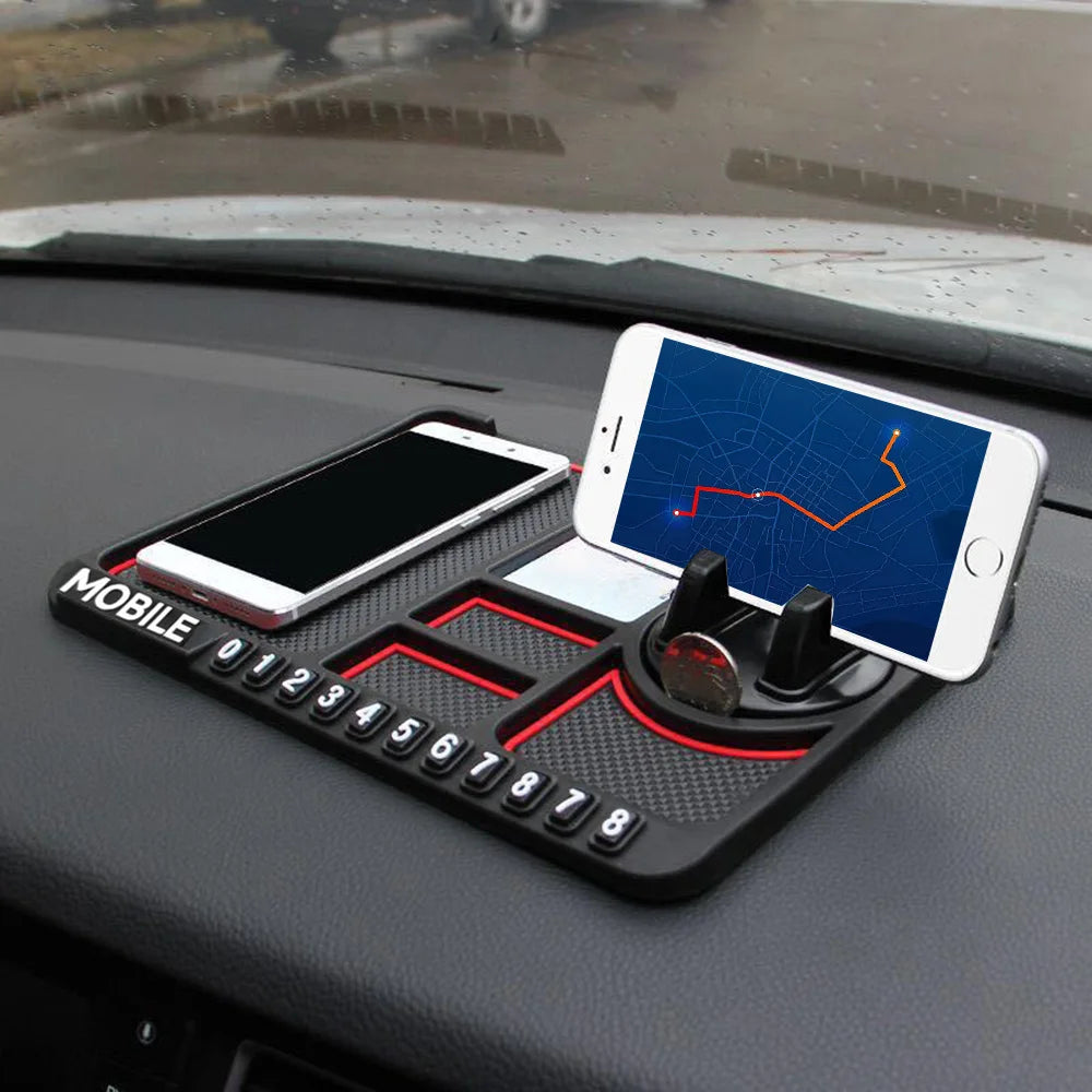 Silicone Car Anti-Slip Mat Auto Phone Holder Sticky Anti Slide