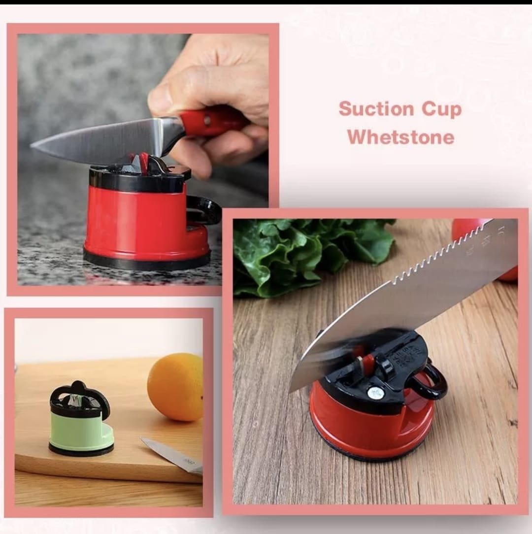 Aiguiseur de Couteaux avec Ventouse PowerGrip