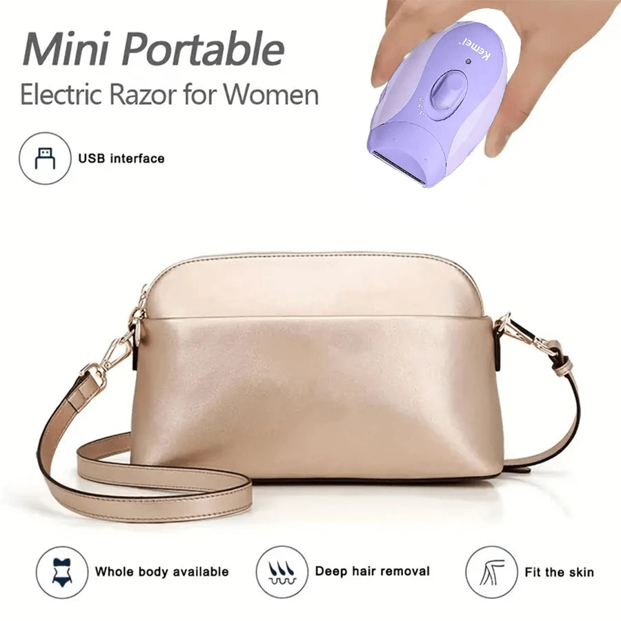 Rasoir epilateur decapant et masseur kemei km-6037