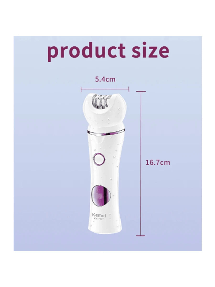 Rasoir électrique corporel multifonction 5‑en‑1 pour femme KM‑7937