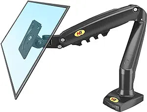 Support Universel pour Écran – Ajustable, Compatible 17" à 30"  avec système à ressort à gaz