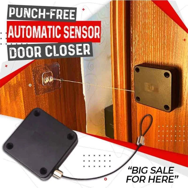 Ferme porte automatique sans poinçon