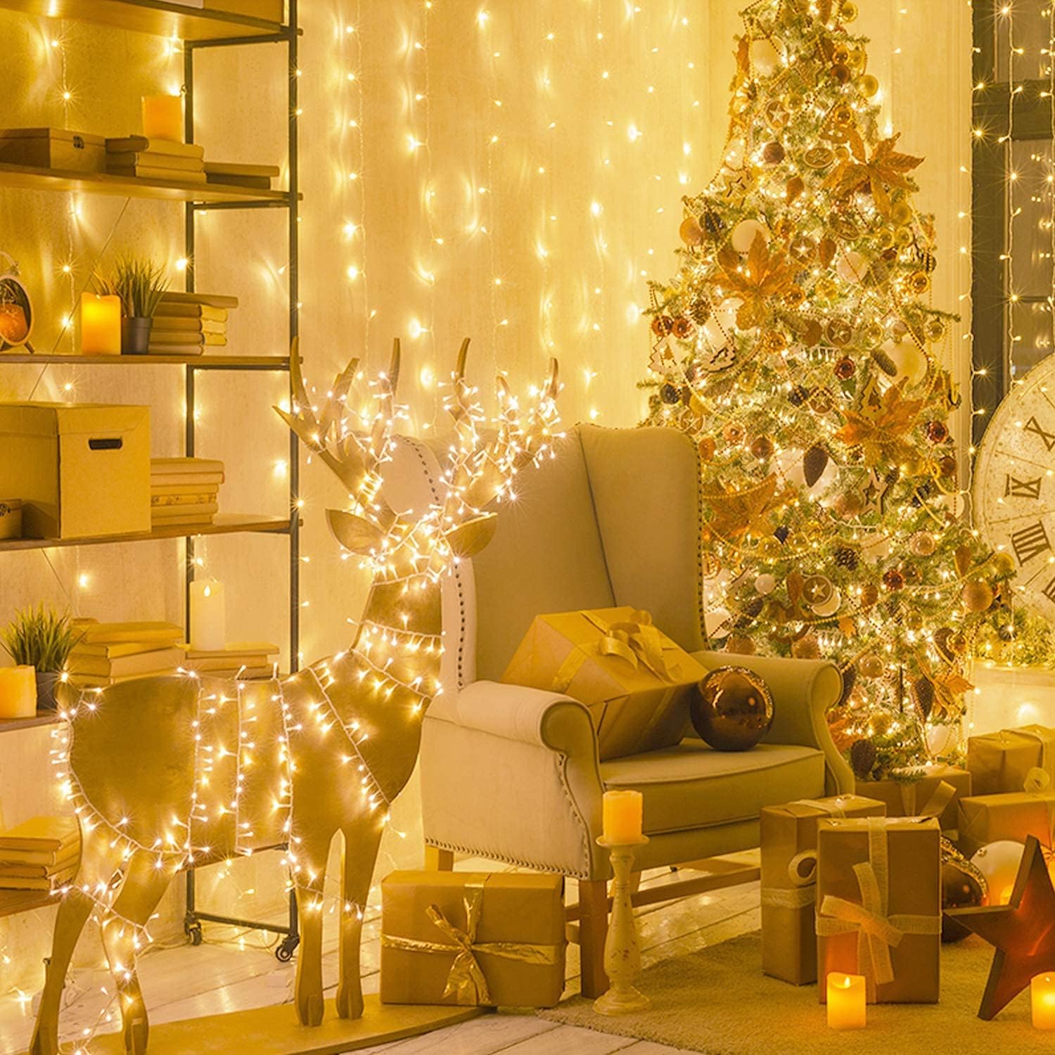 Guirlande Lumineuse LED  jaune avec Prise