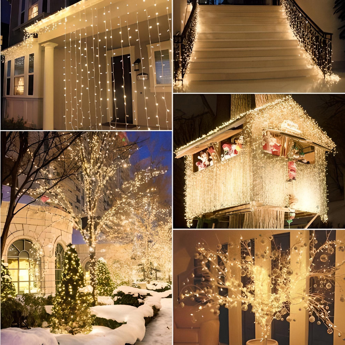 Guirlande Lumineuse LED  jaune avec Prise