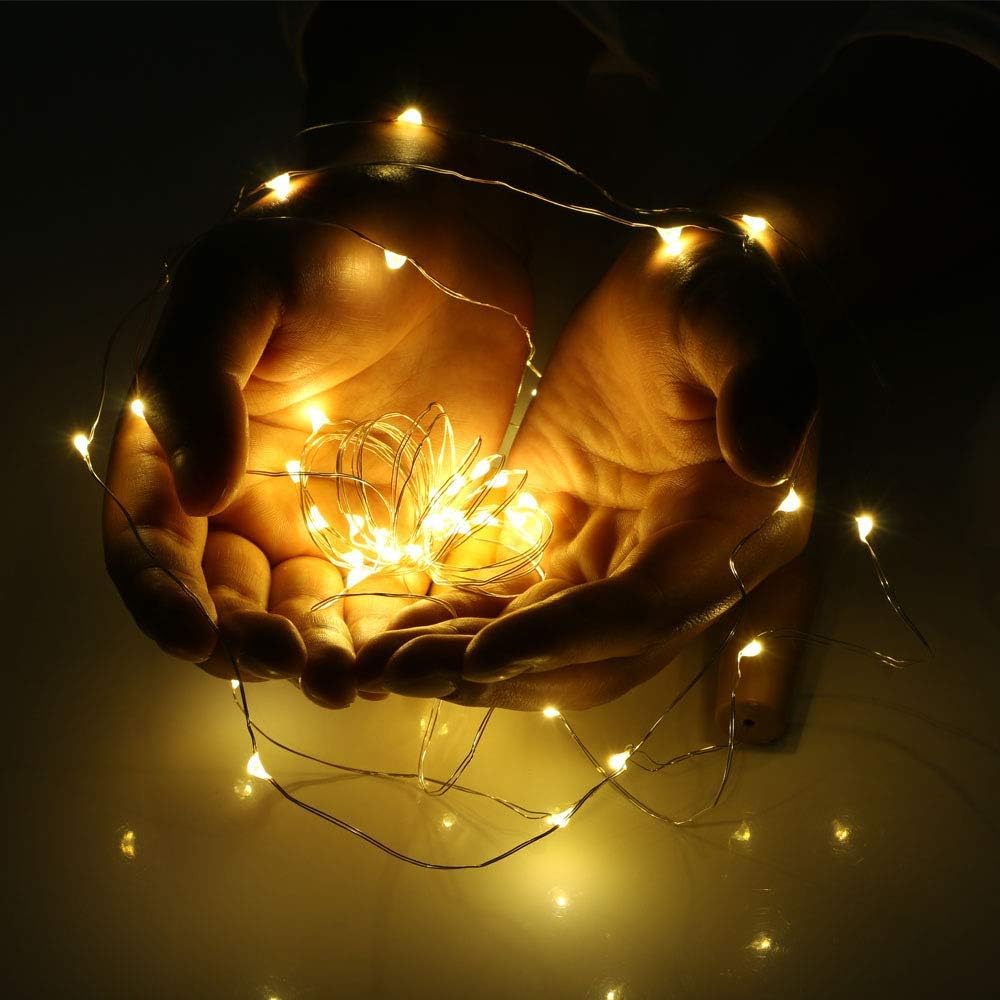 Lot 3 bouchons  2m– 20 LED- Guirlandes Lumineuse Bouteille de vin LED WW