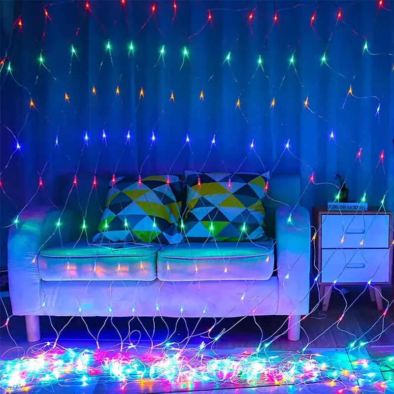 Guirlande Clôture Lumineuse - Grillage led RGB
