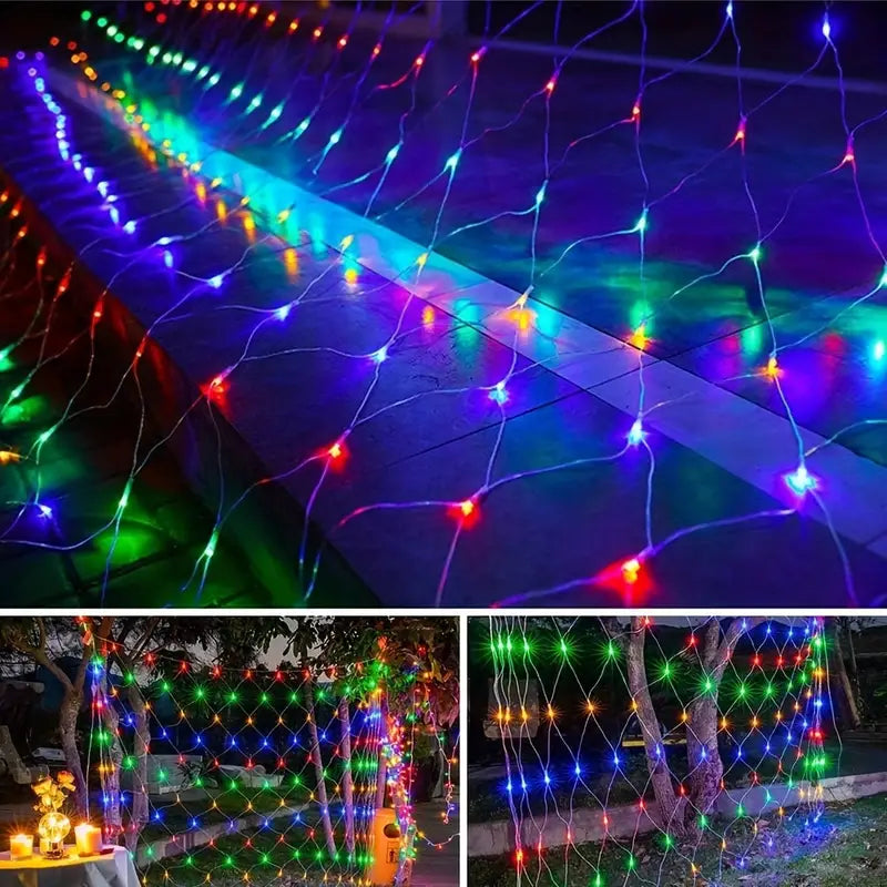 Guirlande Clôture Lumineuse - Grillage led RGB