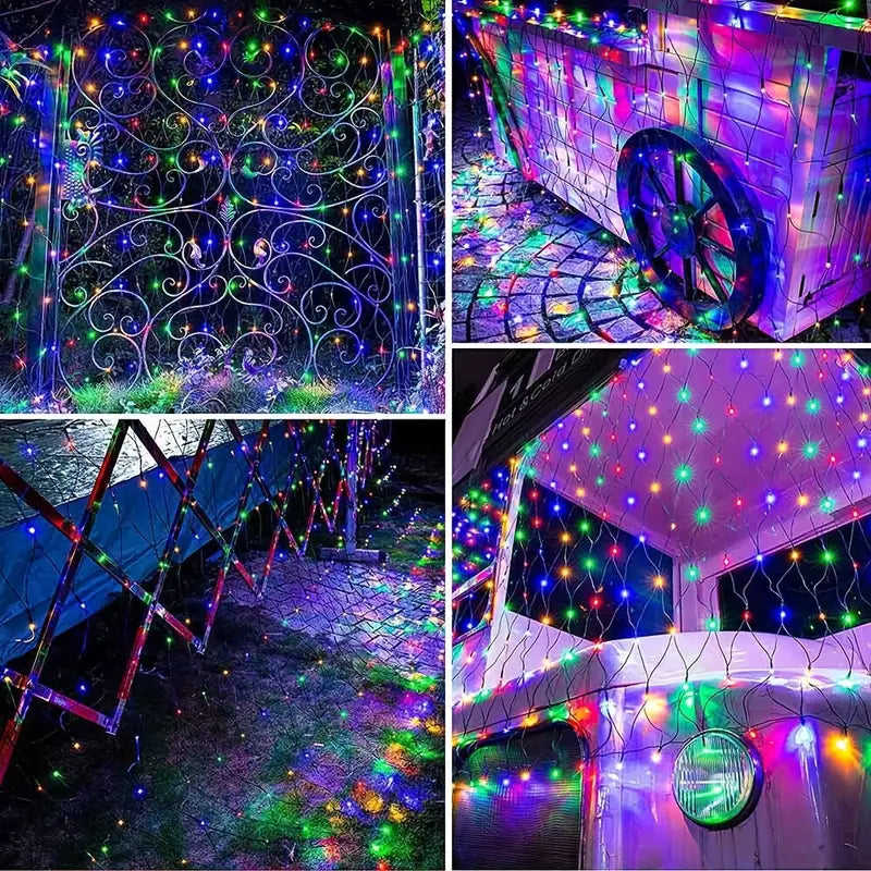 Guirlande Clôture Lumineuse - Grillage led RGB