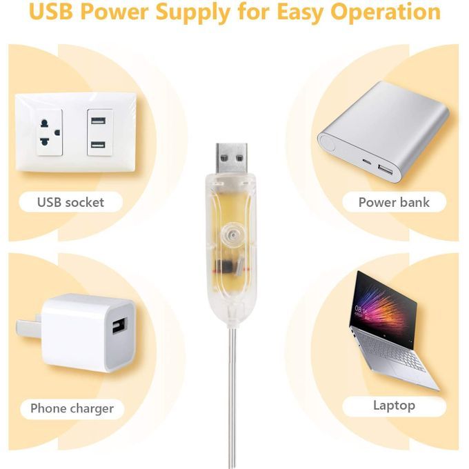 Guirlande Lumineuse USB Multicolore 100 LED RGB