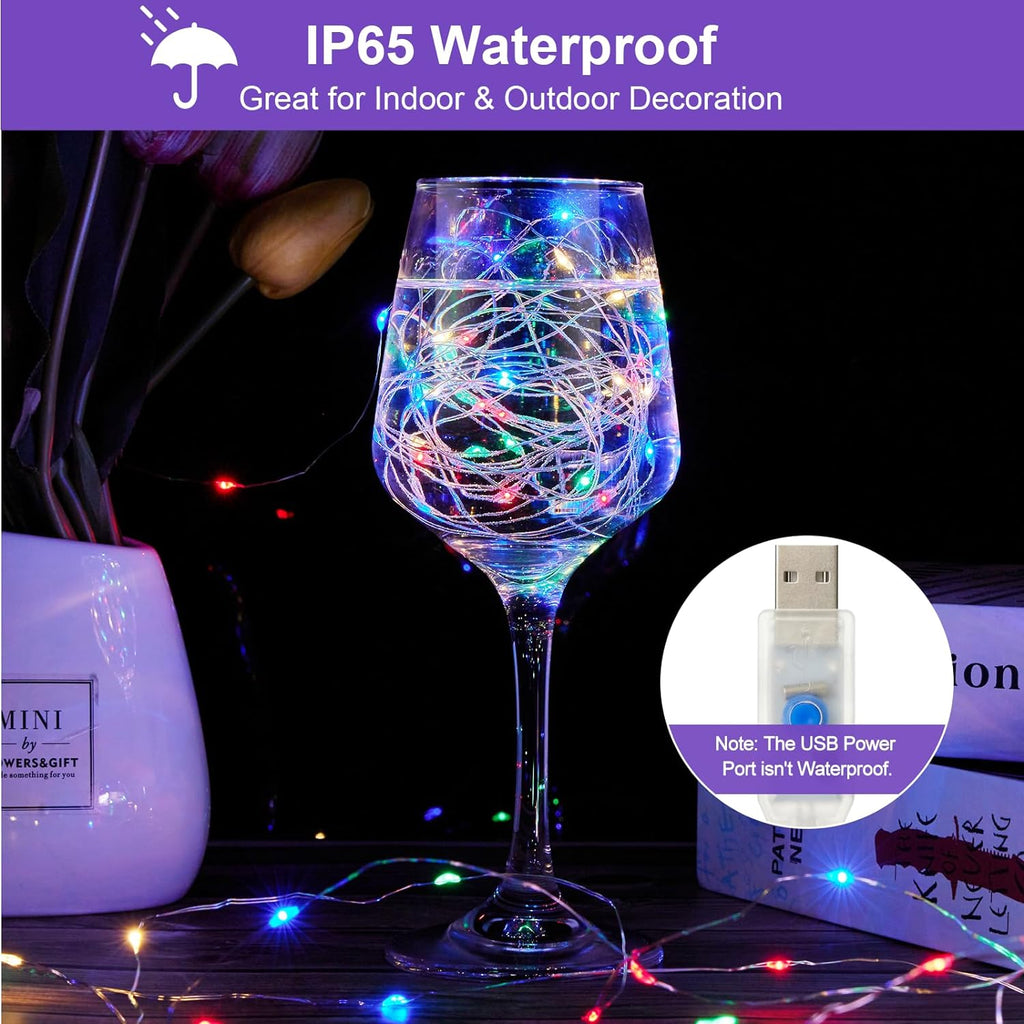 Guirlande Lumineuse USB Multicolore 100 LED RGB