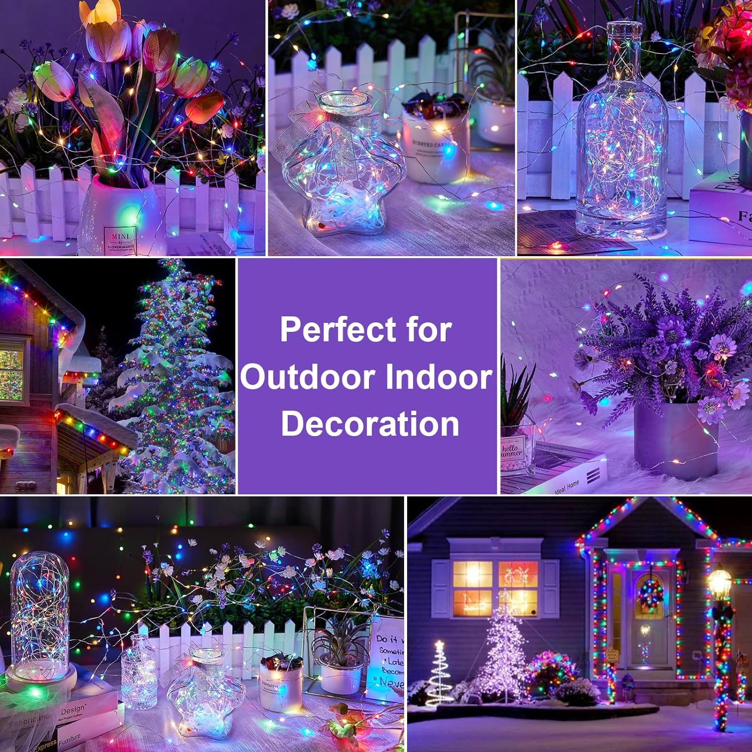 Guirlande Lumineuse USB Multicolore 100 LED RGB
