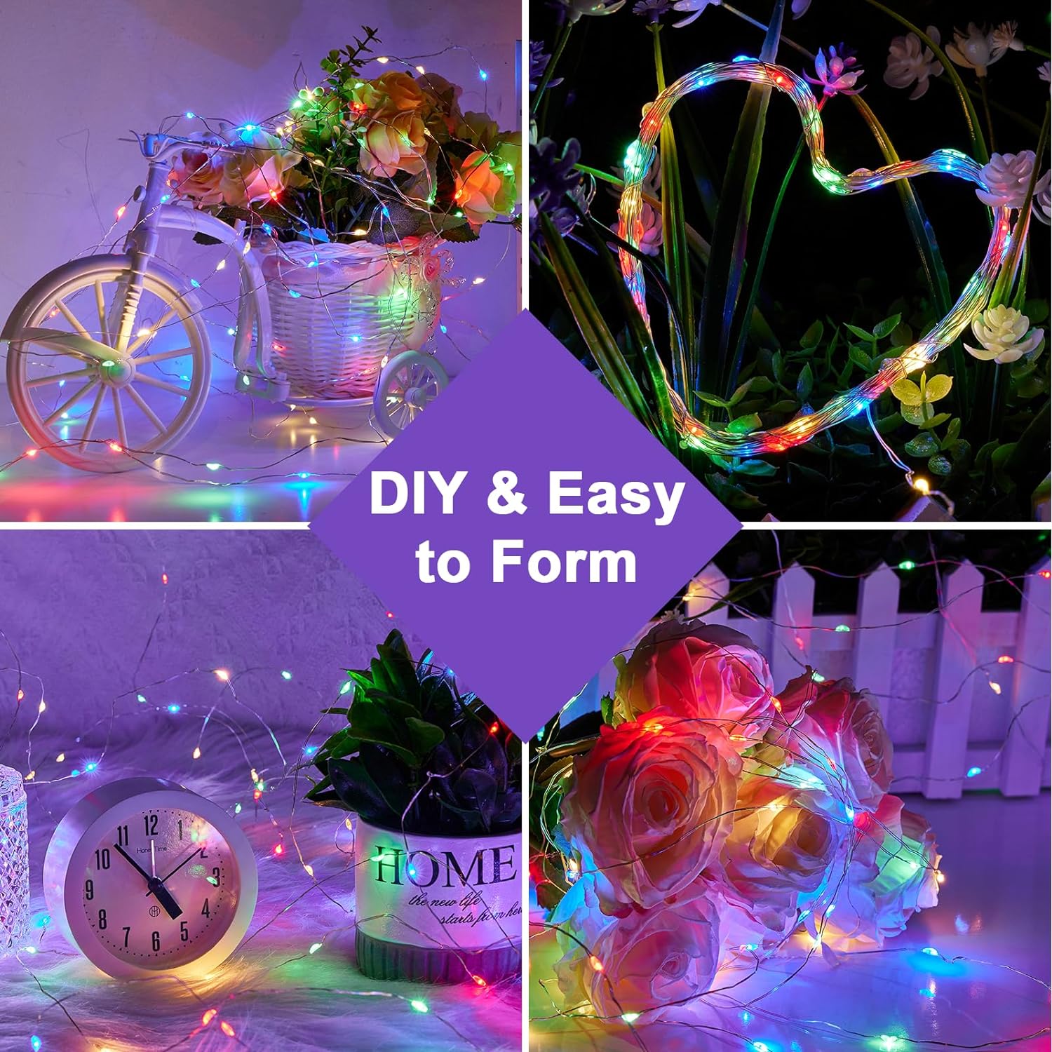 Guirlande Lumineuse USB Multicolore 100 LED RGB