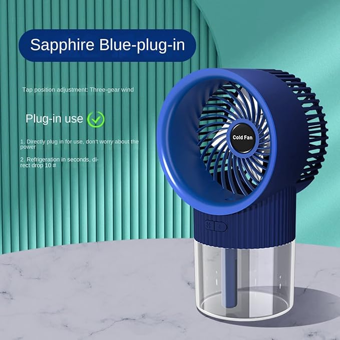 Ventilateur portable avec fonction humidificateur