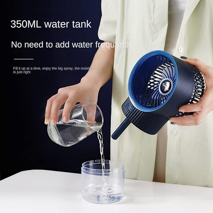 Ventilateur portable avec fonction humidificateur