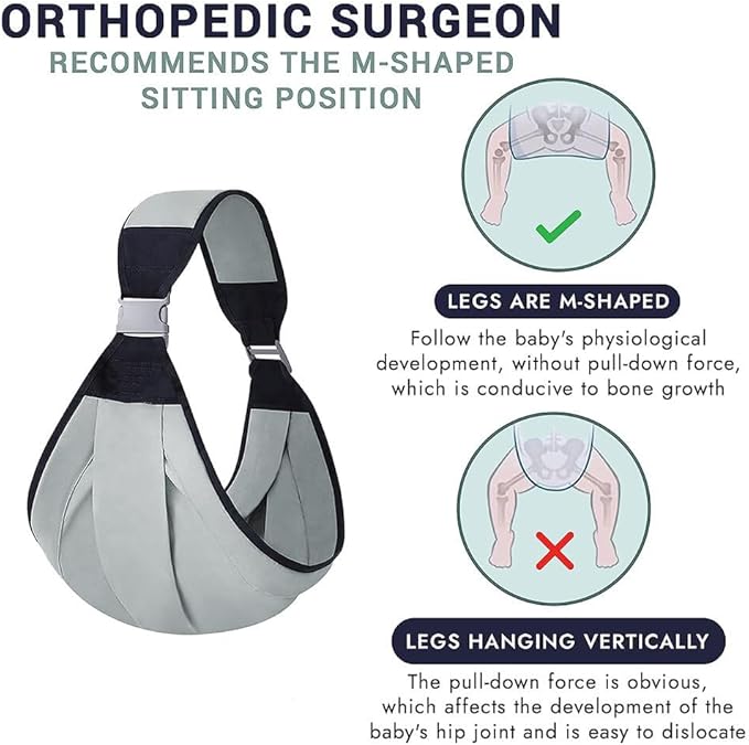 Porte-bébé UQMIQURA – Confort, Sécurité & Polyvalence