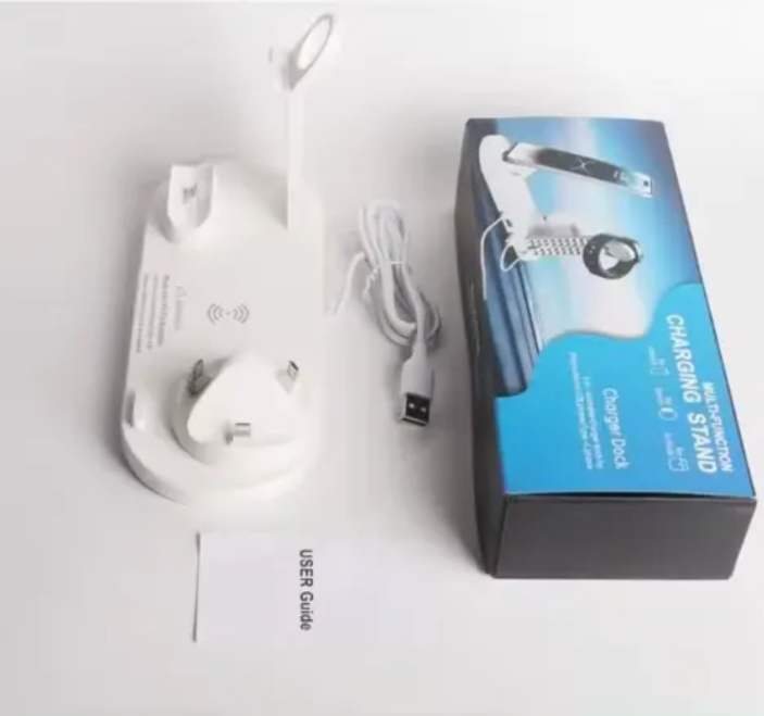 Chargeur Sans Fil Universel W-5057 – Rapide, Compact &amp; Sécurisé 6 en 1