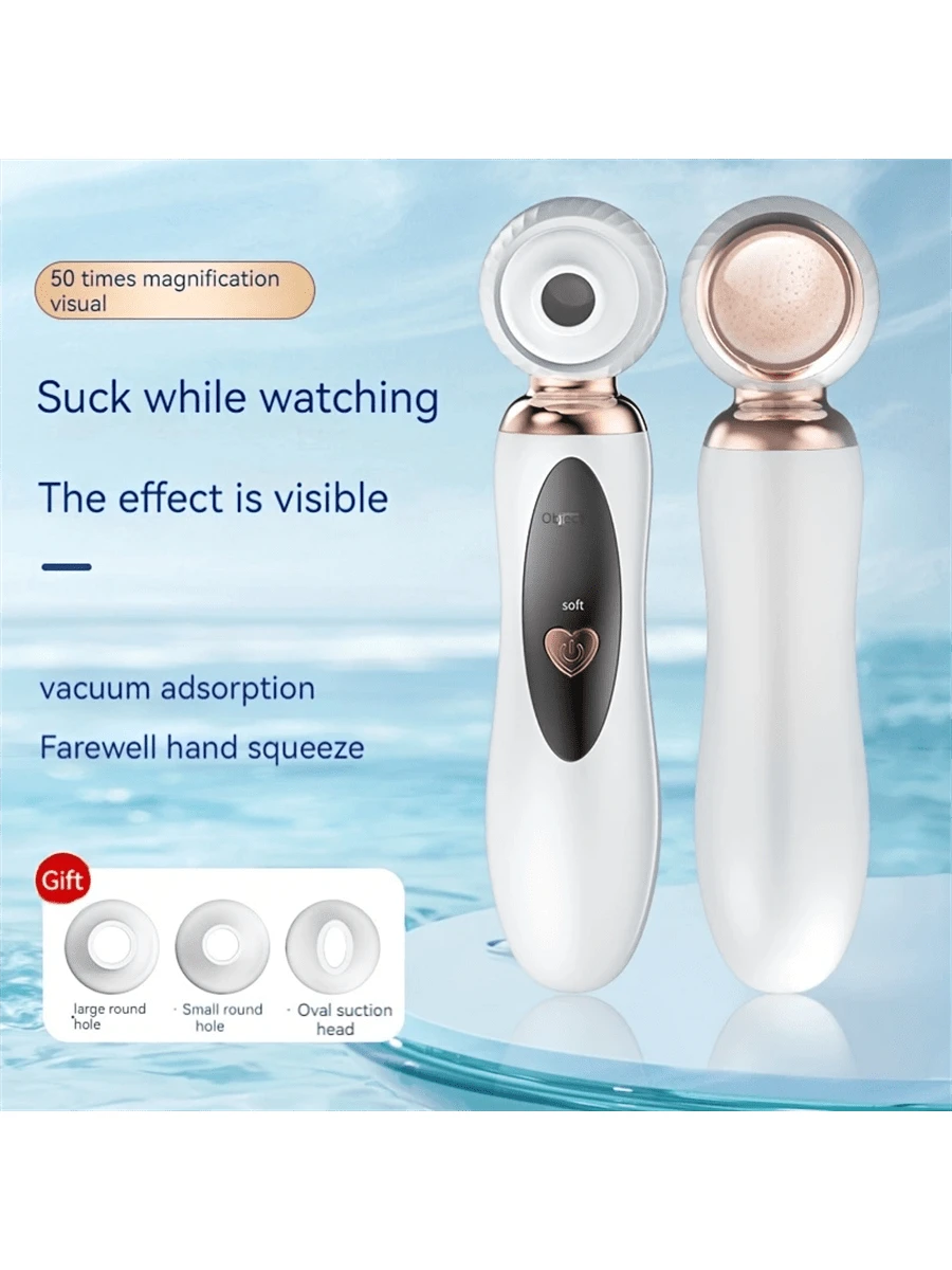 Aspirateur de Points Noirs Unisexe – Nettoyant Visage Anti-Acné et Pores