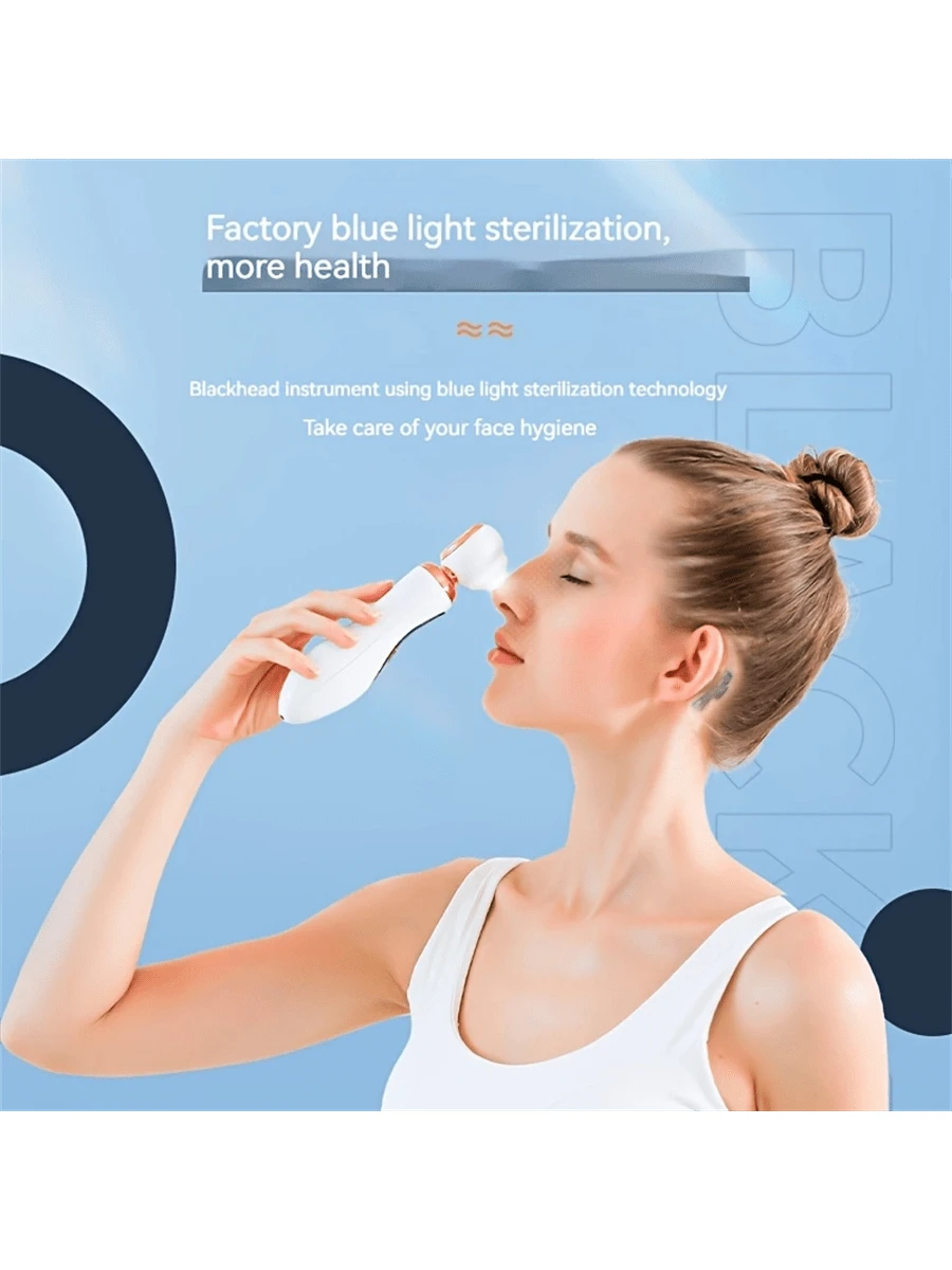Aspirateur de Points Noirs Unisexe – Nettoyant Visage Anti-Acné et Pores