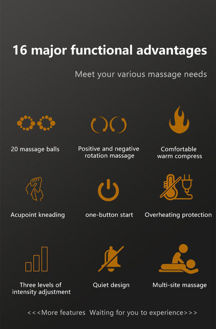 Masseur de Pieds Électrique – Massage Pétrissage 3D avec Chauffage Infrarouge