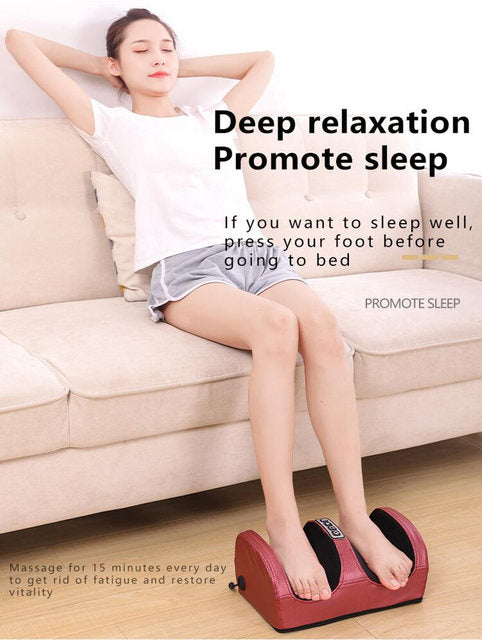 Masseur de Pieds Électrique – Massage Pétrissage 3D avec Chauffage Infrarouge