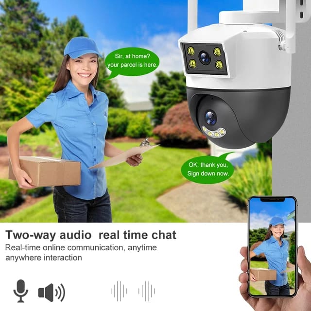 Caméra double wifi 4MP