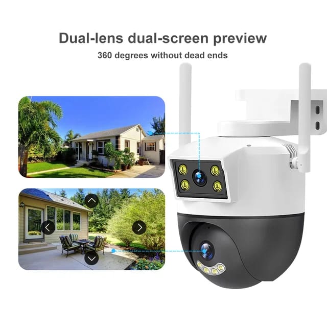 Caméra double wifi 4MP
