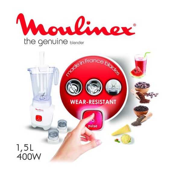 Blender Genuine -Moulinex LM242 400W avec 2ACC