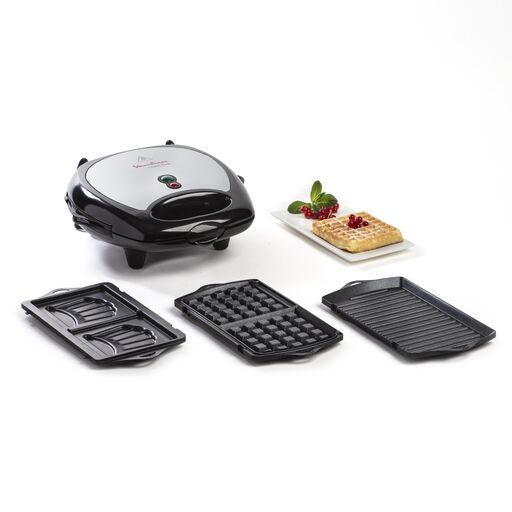Appareil multifonction – Croque-monsieur + Gaufrier + Grill  3en1