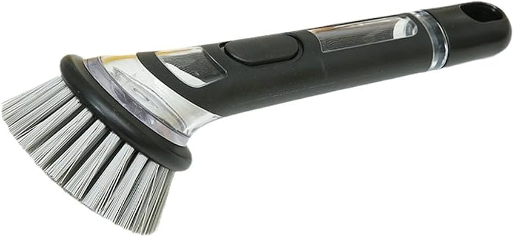 Dish Brush with Detergent Dispenser