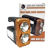 Lampe Torche LED Multifonction avec Recharge Solaire et USB