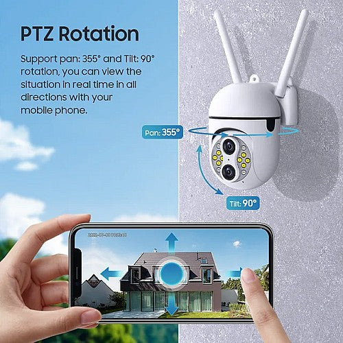 Caméra double Lens intérieur 3MP-zoom X10