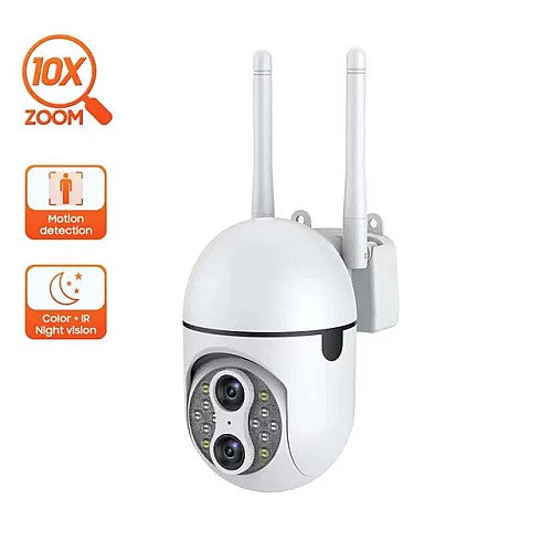 Caméra double Lens intérieur 3MP-zoom X10