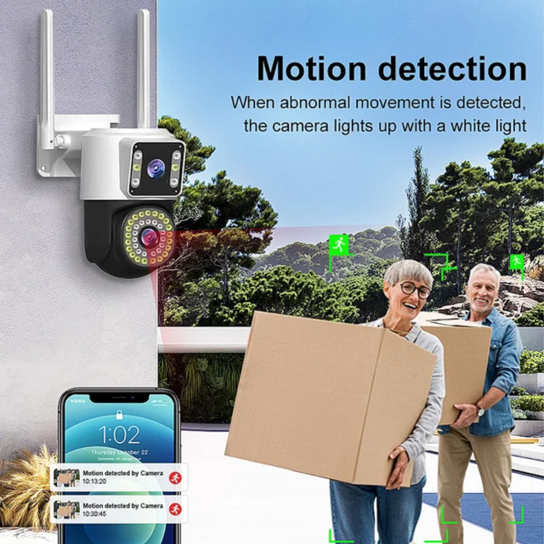Camera Wi‑Fi double lens 4MP