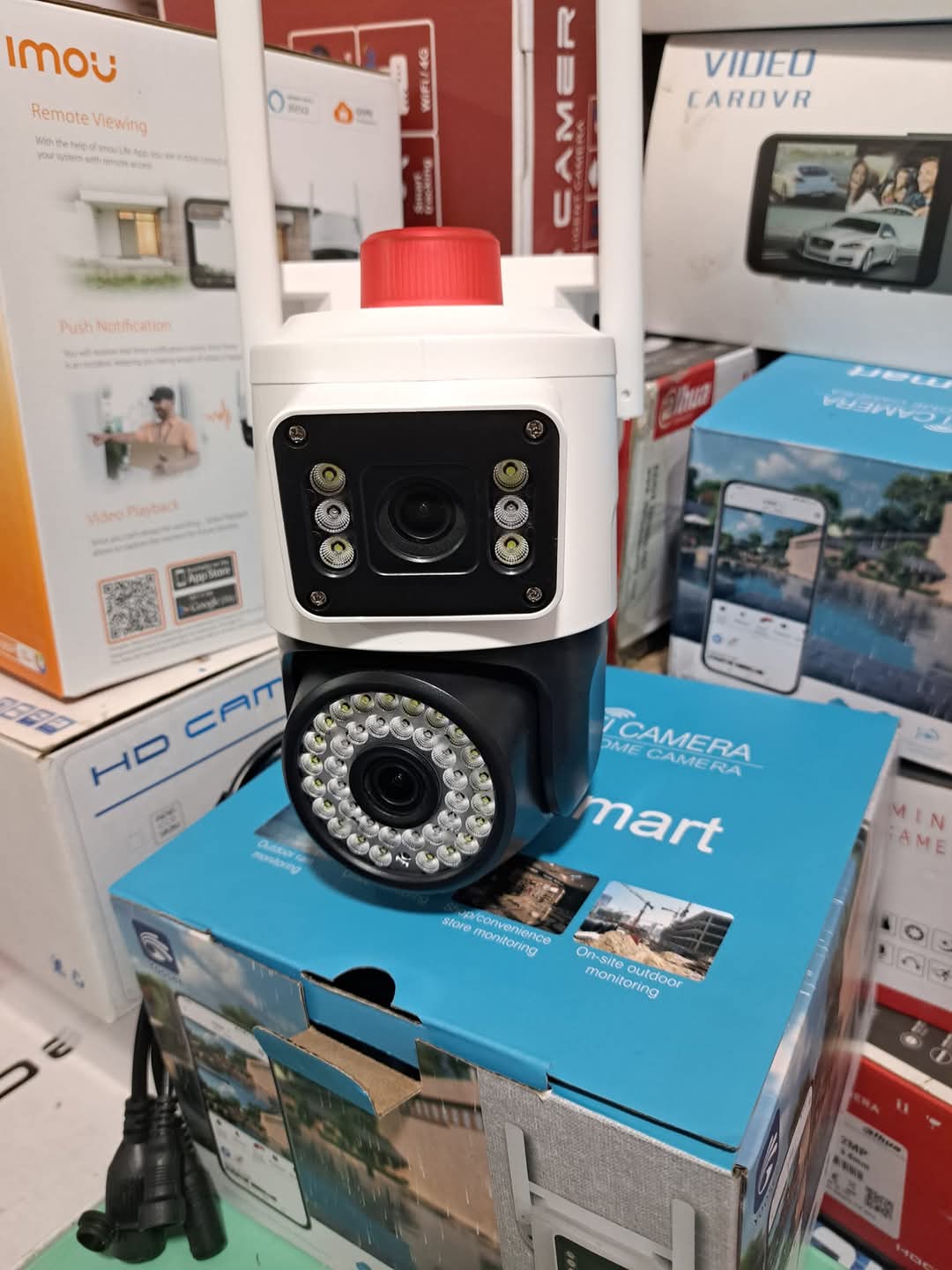 Camera Wi‑Fi double lens 4MP