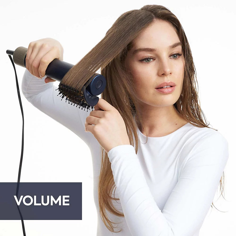 BaByliss Air Wand 3-in-1 Hair Dryer | Straightener & Hot Air Brush with Ion Technology & High-Speed Digital Motor | Includes 2 Attachments