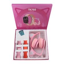 Coffret TK702 ULTRA 2 – Montre Connectée + Casque Bluetooth + 5 Bracelets