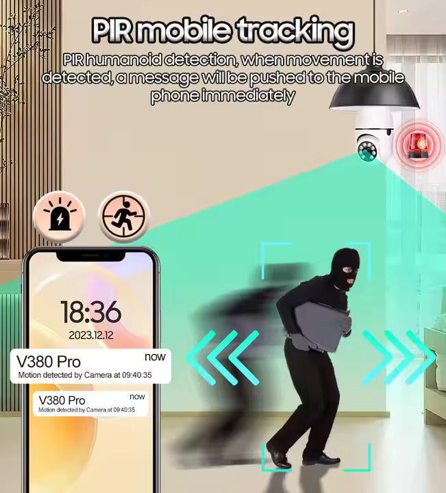 LEVOFAST WiFi IP Security Camera HD 1080P 2MP Yilot APP PTZ IP66 Waterproof Dome Camera Cctv Mini Network Camera