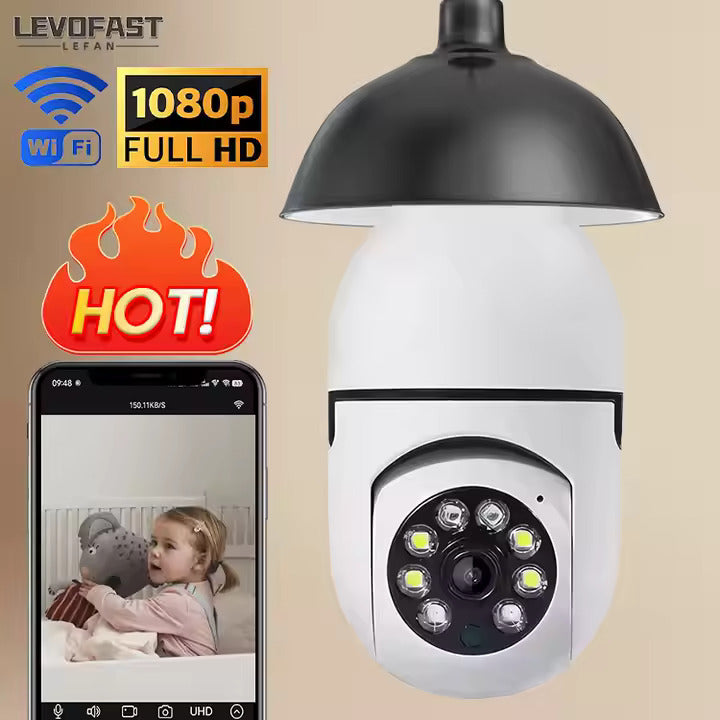 LEVOFAST WiFi IP Security Camera HD 1080P 2MP Yilot APP PTZ IP66 Waterproof Dome Camera Cctv Mini Network Camera