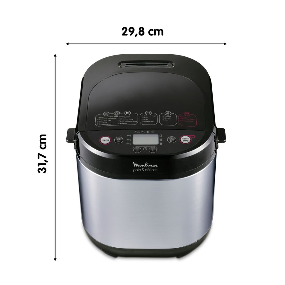 Machine à pain compacte – Moulinex OW240E30 720W Pain & Délice 1KG