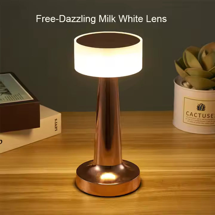 TOUCH LAMP USB CHARGING - All white
