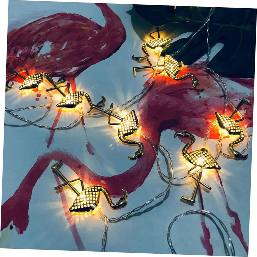 Guirlande Lumineuse LED Flamant Rose – 2M, Déco Romantique et Festive