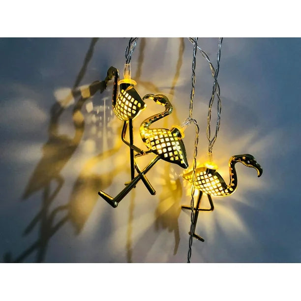 Guirlande Lumineuse LED Flamant Rose – 2M, Déco Romantique et Festive