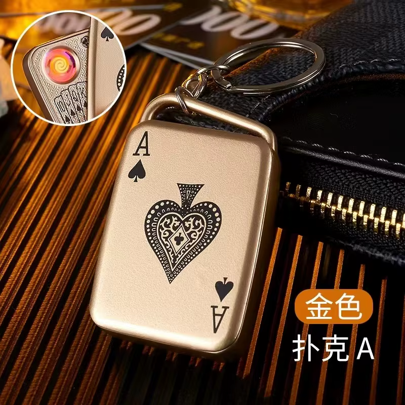 Briquet à Jet de Poker – Flamme Verte Puissante
