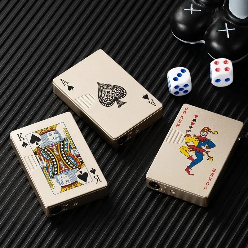 Briquet à Jet de Poker – Flamme Verte Puissante